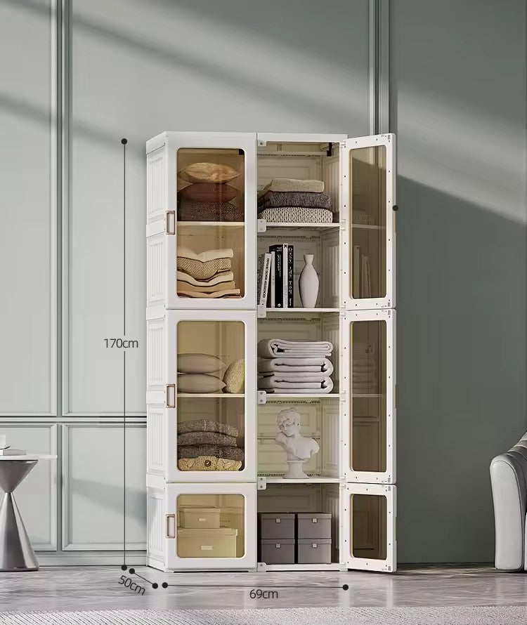 Portable Wardrobe Closet Clothes Storage Organizer