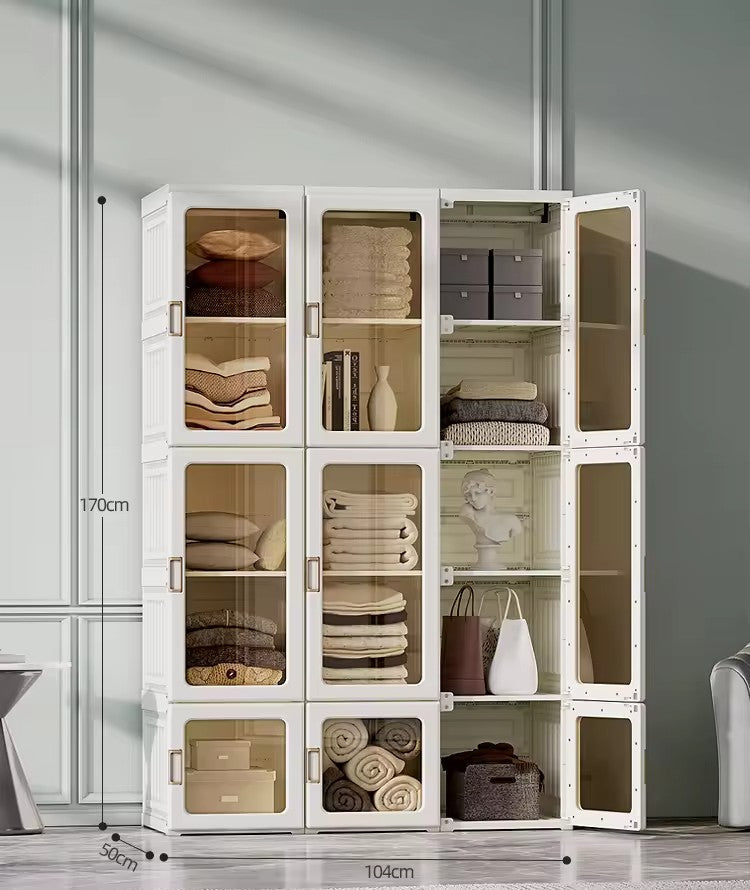 Portable Wardrobe Closet Clothes Storage Organizer