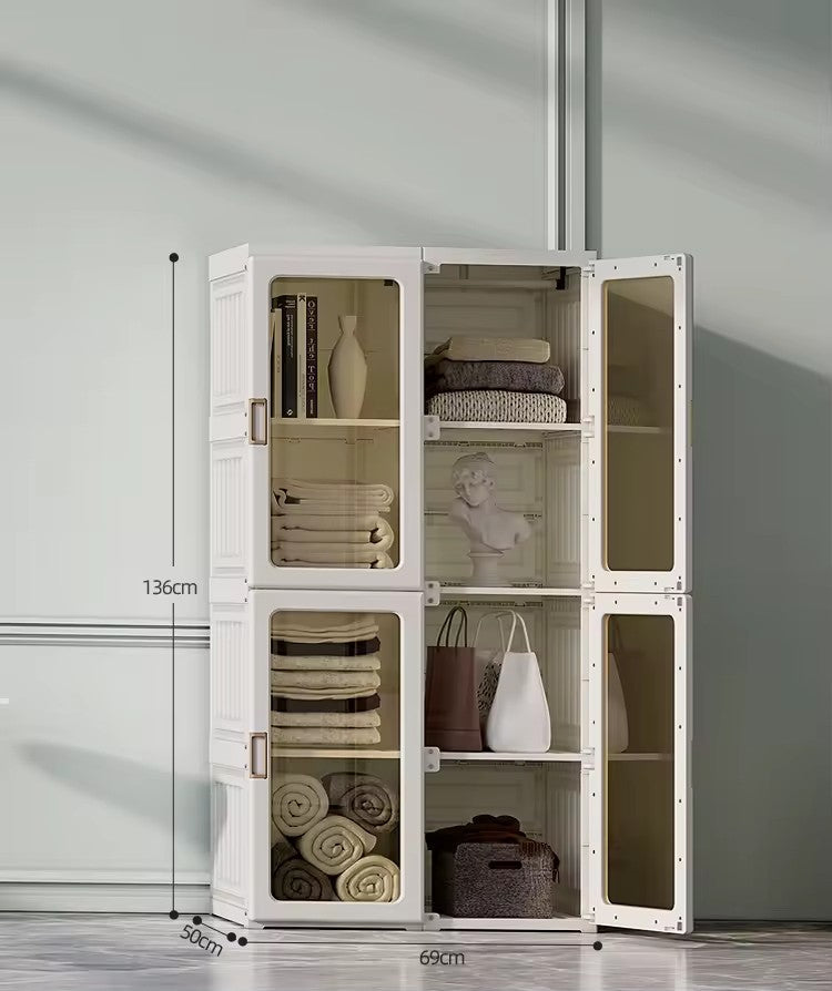 Portable Wardrobe Closet Clothes Storage Organizer