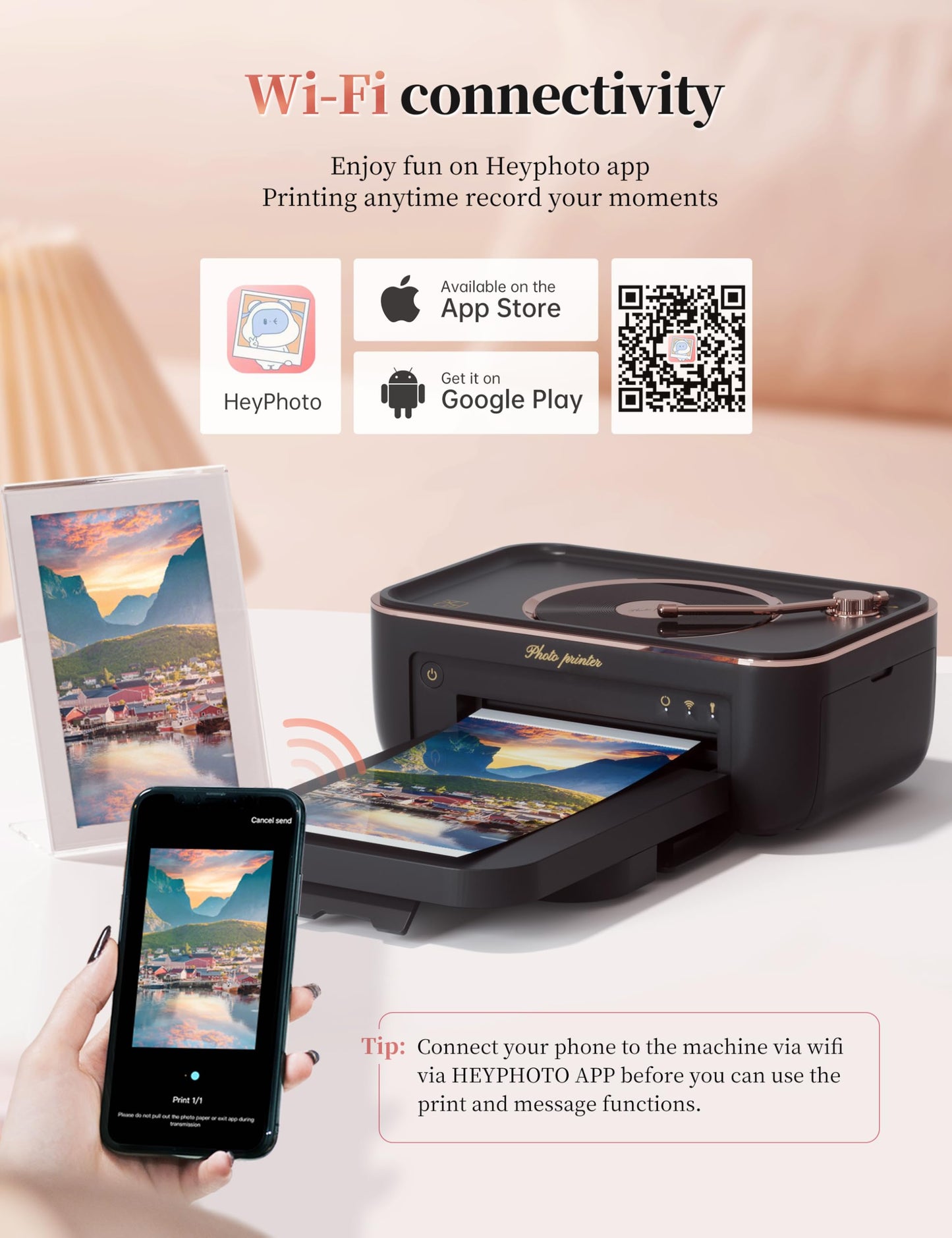 Portable Mini Smart Bluetooth Thermal Photo Printer