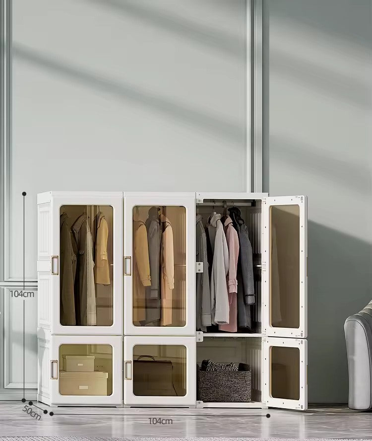 Portable Wardrobe Closet Clothes Storage Organizer