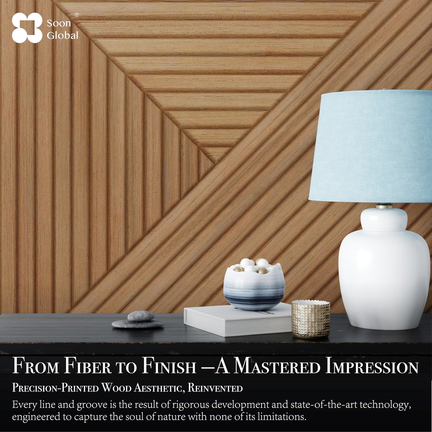 Sound-absorbing wall panels 1-Piece-23.62 X 23.62
