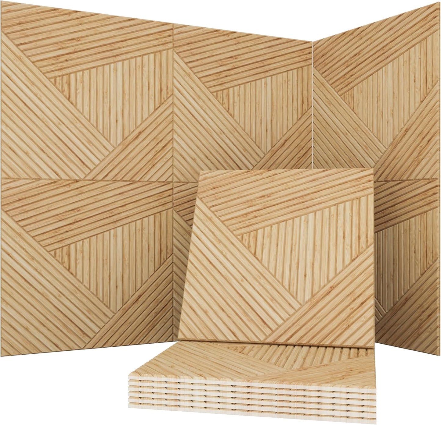 Acoustical Wall Panels, 6-Piece 23.62 X 23.62 Inches Art Acoustic Panels, Decorative Acoustic Panels, Acoustic Wall Panels, Sound Absorbing Wall Art, Arcadian Vortex