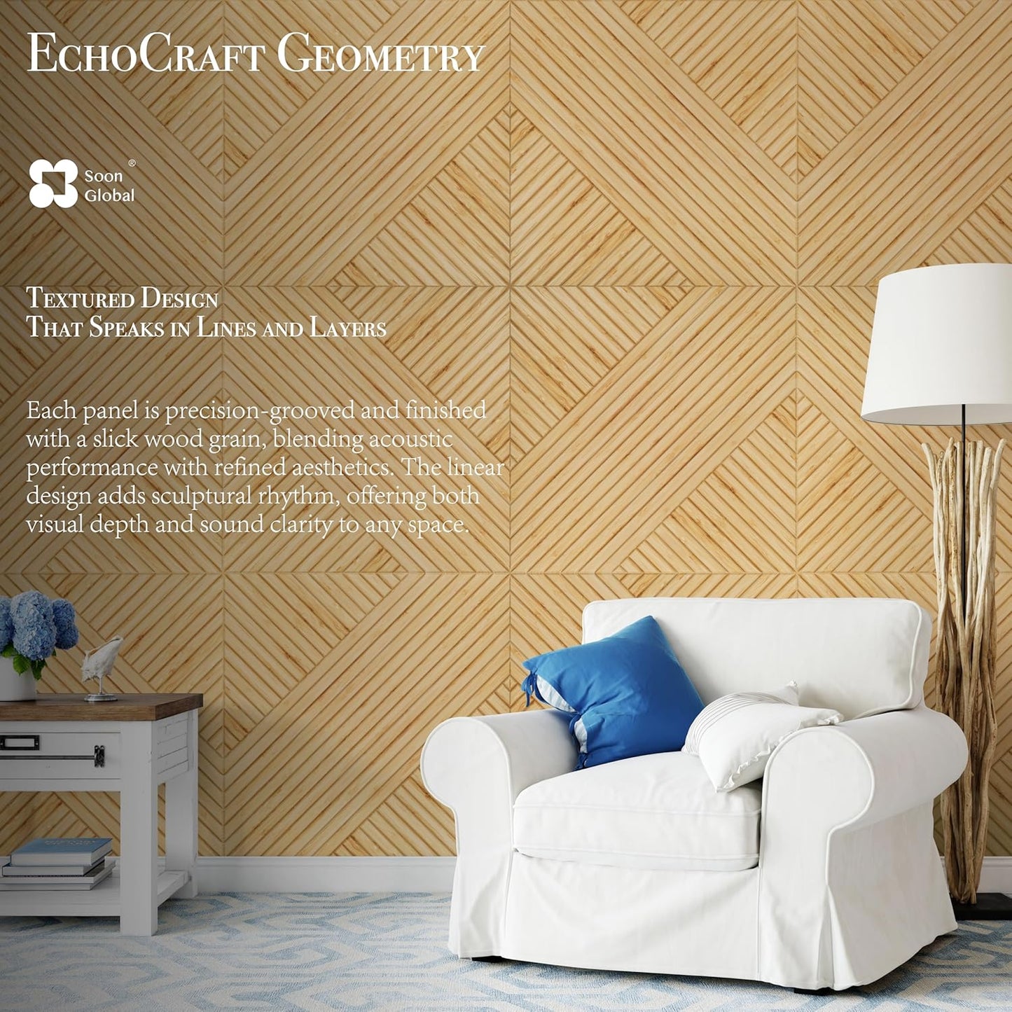 Acoustical Wall Panels, 6-Piece 23.62 X 23.62 Inches Art Acoustic Panels, Decorative Acoustic Panels, Acoustic Wall Panels, Sound Absorbing Wall Art, Arcadian Vortex