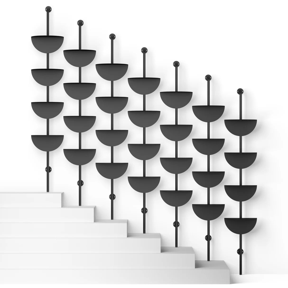 Adjustable Steel Wall-Mounted Shelf
