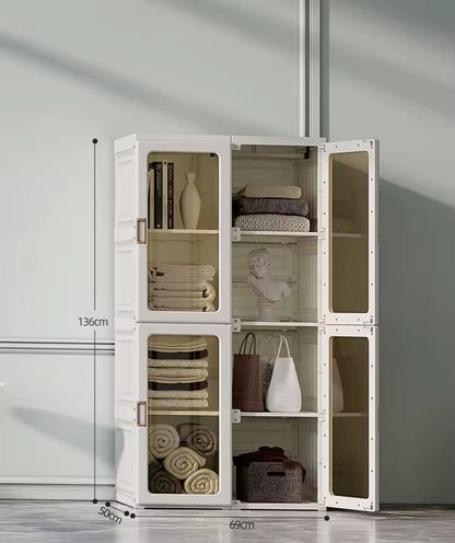 Portable Wardrobe Closet Clothes Storage Organizer